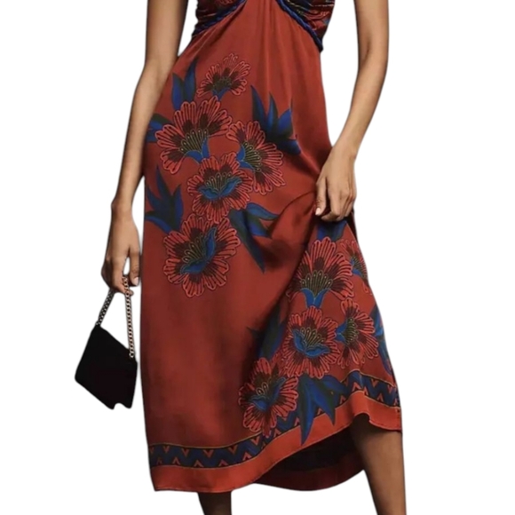 NWT Anthropologie New Farm Rio Floral Midi Sundress - XL - Picture 3 of 15
